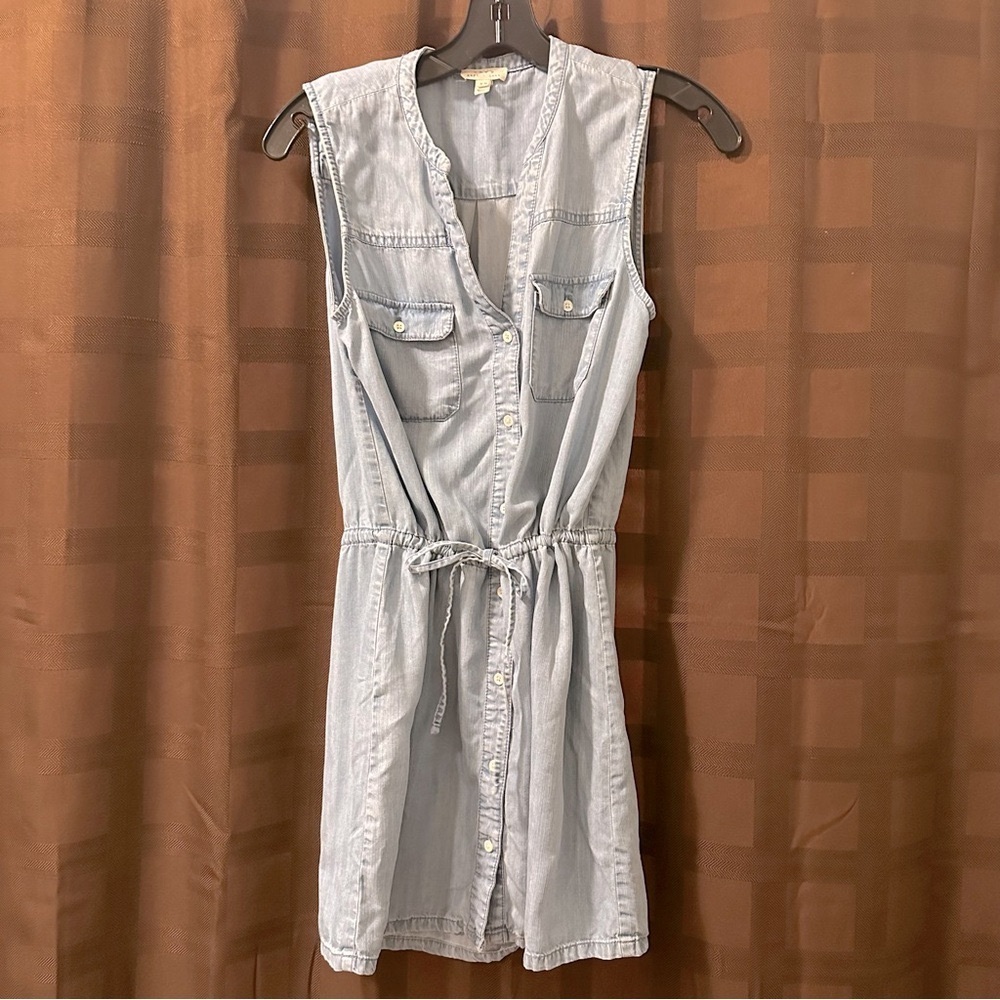 Soft‎ Joie Sleeveless Chambray Mini Dress